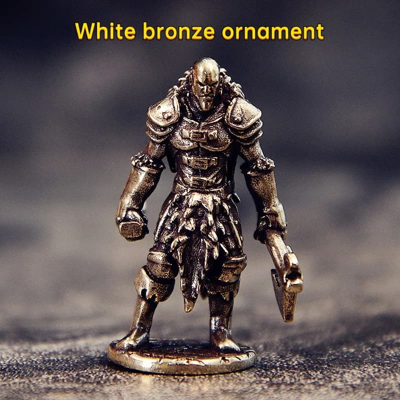 New Cross-Border European And American Soldier Brass Ornaments Vintage Weathered Model Craft Pieces Office Desk Decorations