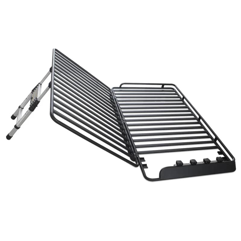 Aluminum Folding Bike Roof Rack Large Load 60-75KG Capacity Luggage 4X4 Offroad SUV Vehicles