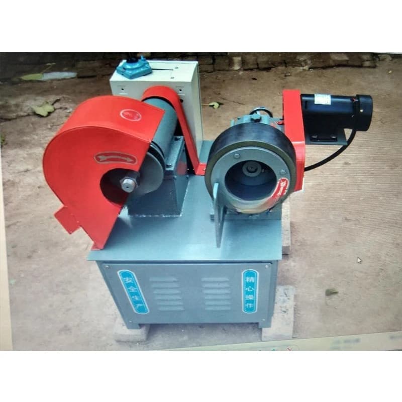 Steel pipe and bar outer circular polishing machine, round pipe and round rod rust removal machine