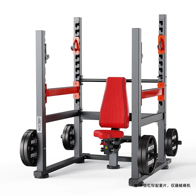 YJQ barbell bench press weight bed gym commercial supine multi-functional flat bench press chest training rack