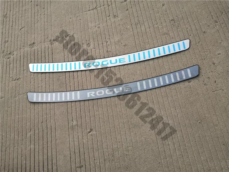 Car styling For 2014-2019 2021 Nissan Rogue T32 stainless steel sill Scuff Plate/Door Sill Rear Bumper Protector Sill
