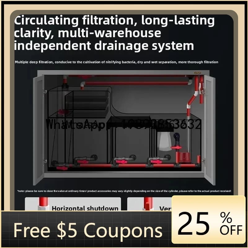 AB stream tank pele creative landscaping ecological fish tank