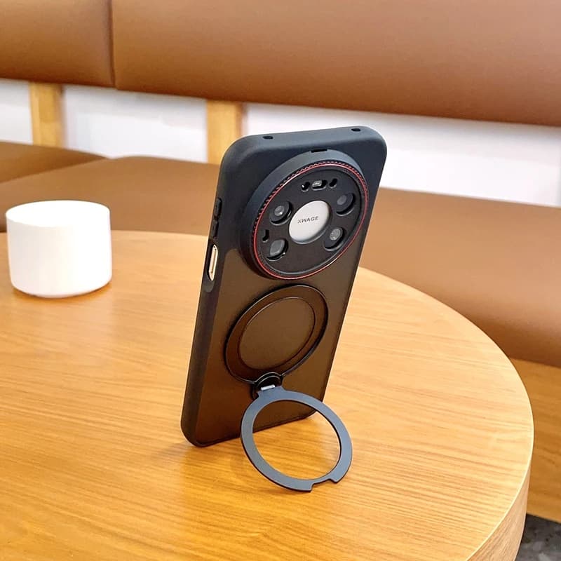 For Huawei Mate 80 70 60 Pro Max Case Ultra-thin Skin-Friendly Magnetic Rotating Holder Shockproof Protection Hard Back Cover