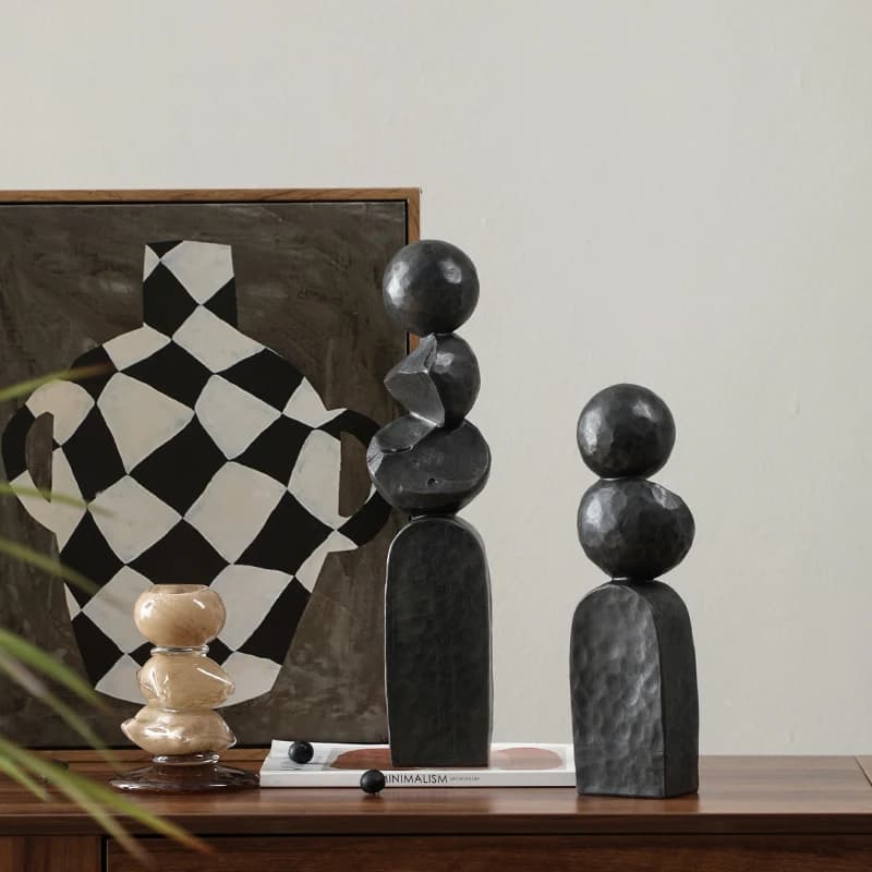 Modern Home Resin Crafts Art Sculpture Interior Tables and Cabinets Decorative Objects Resin Statues