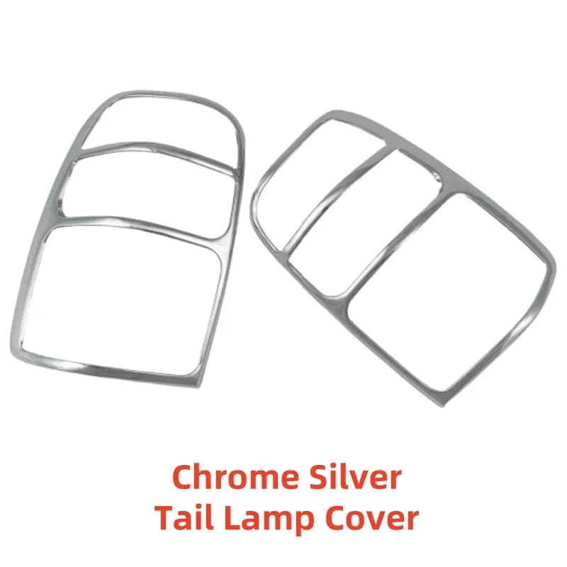 Car upgrade Chrome Car Accessories Decoration Rear Tail Lamp Covers Trim Paste Style For Toyota Hilux Surf 2000 2001 2002 2003