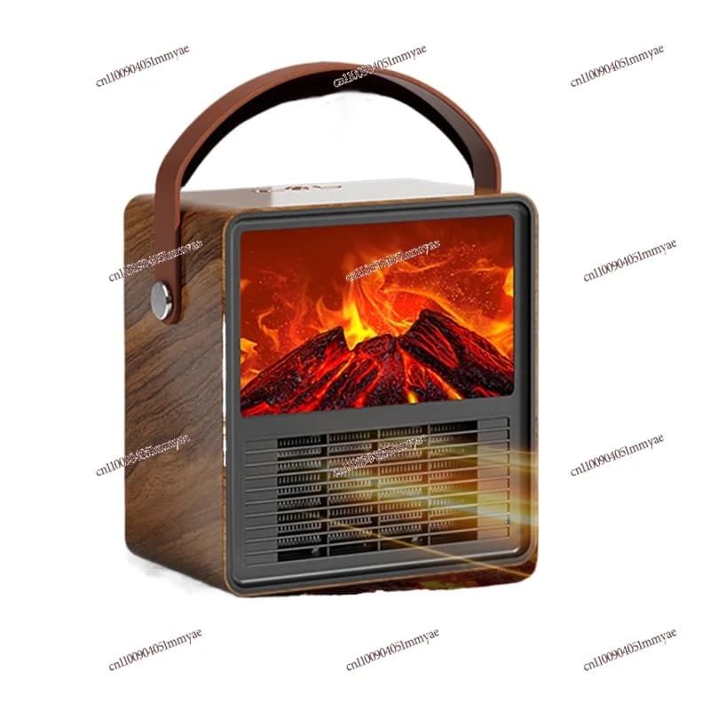 Heater Desktop Small Silent Charcoal Fire Heater Whole House Large Area Energy Saving Electric Heater