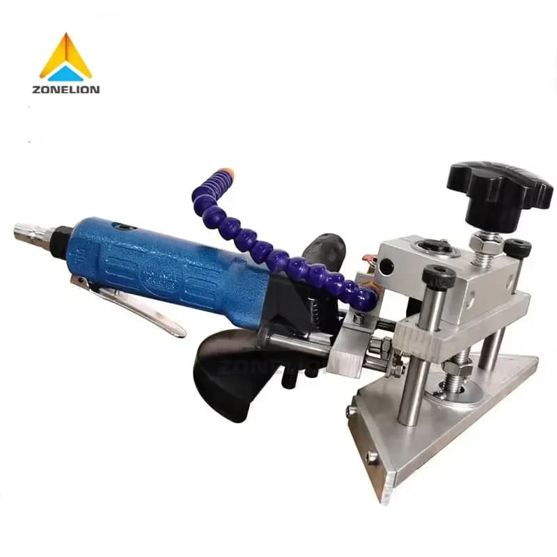 Pneumatic Glass Chamfering Machine New Small Safety Angle Grinder Machine Glass Round Corner Machine