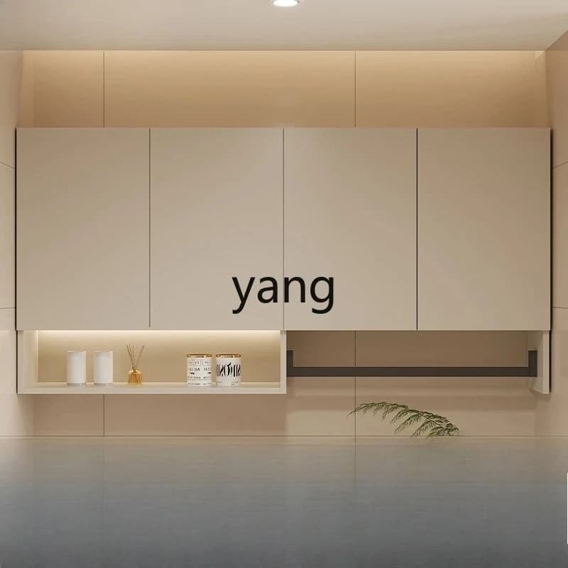 LH  bathroom cabinet, bathroom wall, space honeycomb aluminum waterproof and moisture-proof wall-mounted cabinet