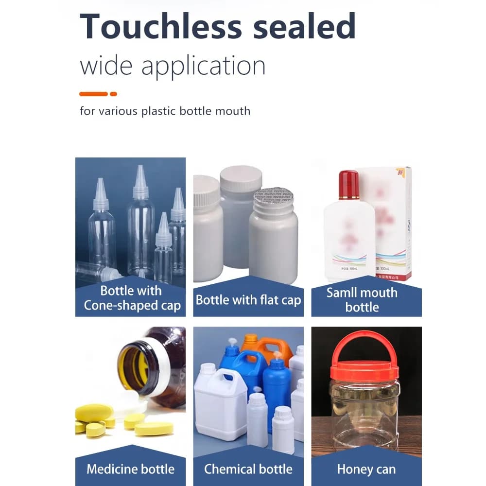 Automatic Plastic Bottle Sealer Sealing Machine Electric Aluminum Foil Sealing Machine Continuous Induction Sealing Machine