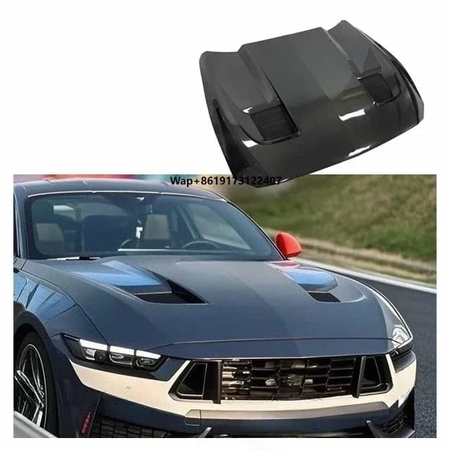 Carbon GT3 Hood for  Mustang 2024 2025 S650 Upgrade GT3 Style Carbon Fiber Engine Bonnet Hood