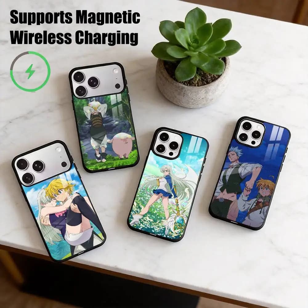 The Seven Deadly Sins  Phone Case For iPhone17,16,15,14,13,12,11 Plus,Pro Supports Magnetic Wireless Charging Gift