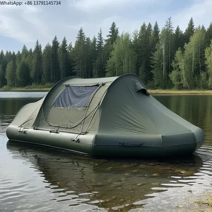 Camping touring vehicle roof Bimini top land water multi-function air pontoon tent inflatable