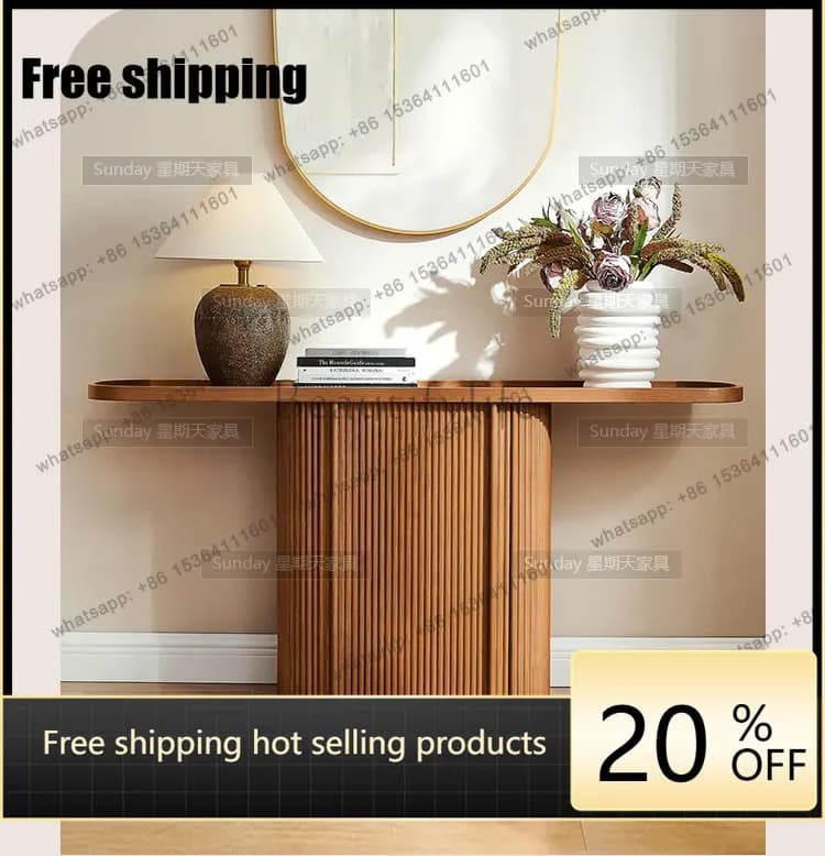 Factory Direct used wabi-sabi style entryway cabinet, modern minimalist entry-level storage cabinet, customizable