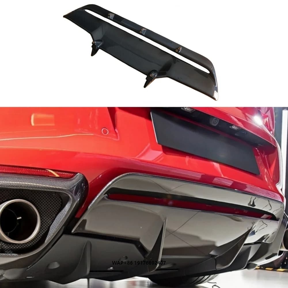 For BUGE Modified OEM Style Dry Carbon Fiber Rear Diffuser Rear Lip forFerrari 812