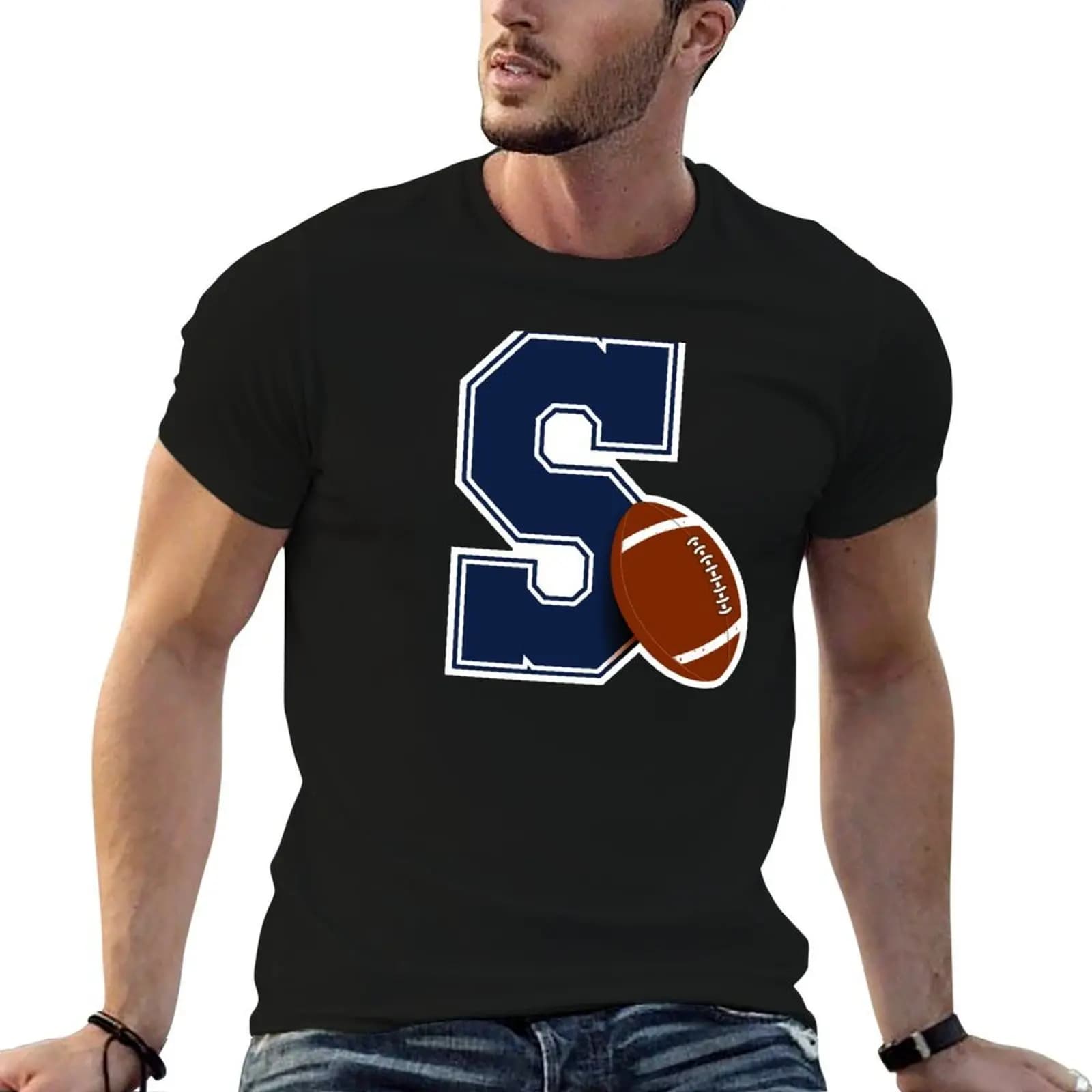 Penn State Football Monogram T-Shirt essential t shirt oversized graphic tee outfits for men