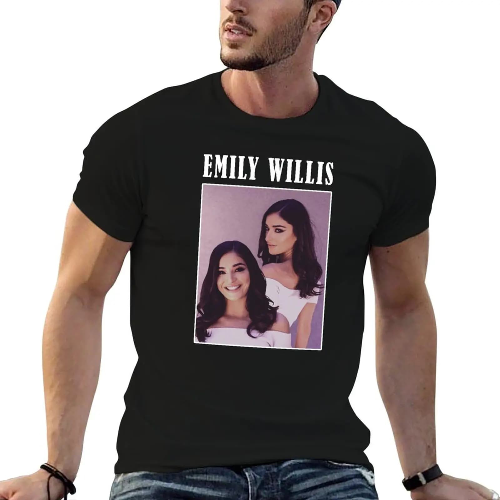 Emily willis vintage T-Shirt shirts graphic tees valentines clothes plain black t shirts men