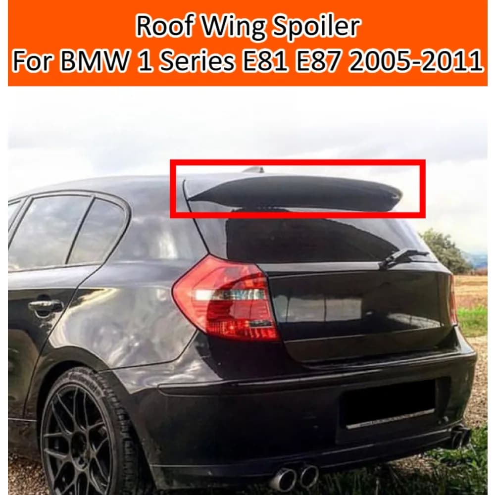 Roof Wing Spoiler For BMW 1 Series E81 E87 2005-2011 Rear Window Tail Wing Exterior Trim Sport Tuning Accessories Body Kit Cover