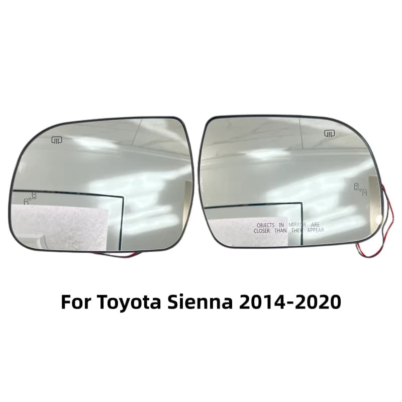 OE 70000236 8790608080 Heated Blind Spot Mirror Glass For Toyota Sienna 2014-2020 Left Right Rearview Lens