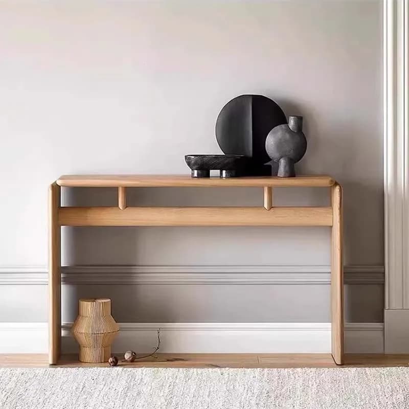 For Sabi Minimalist Console Table Rustic Beauty Classic Aesthetic Console Table Premium Design Meuble Salon Hallway Furniture