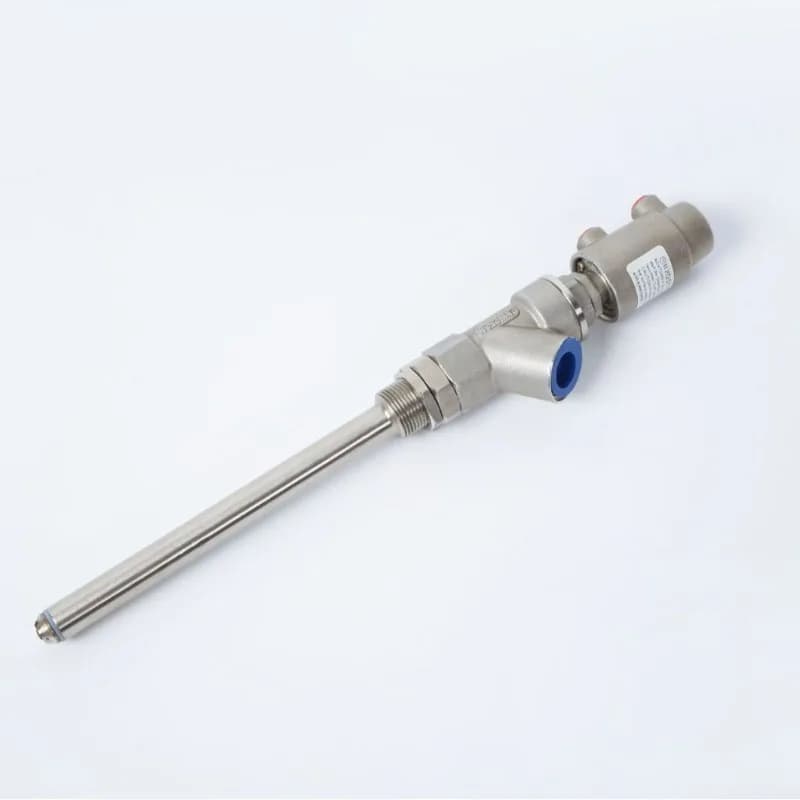 304 Stainless Steel Pneumatic Filling  Anti-drip Vertical Angle Seat Valve Machine Accessories Manufacturer Produces Beverages