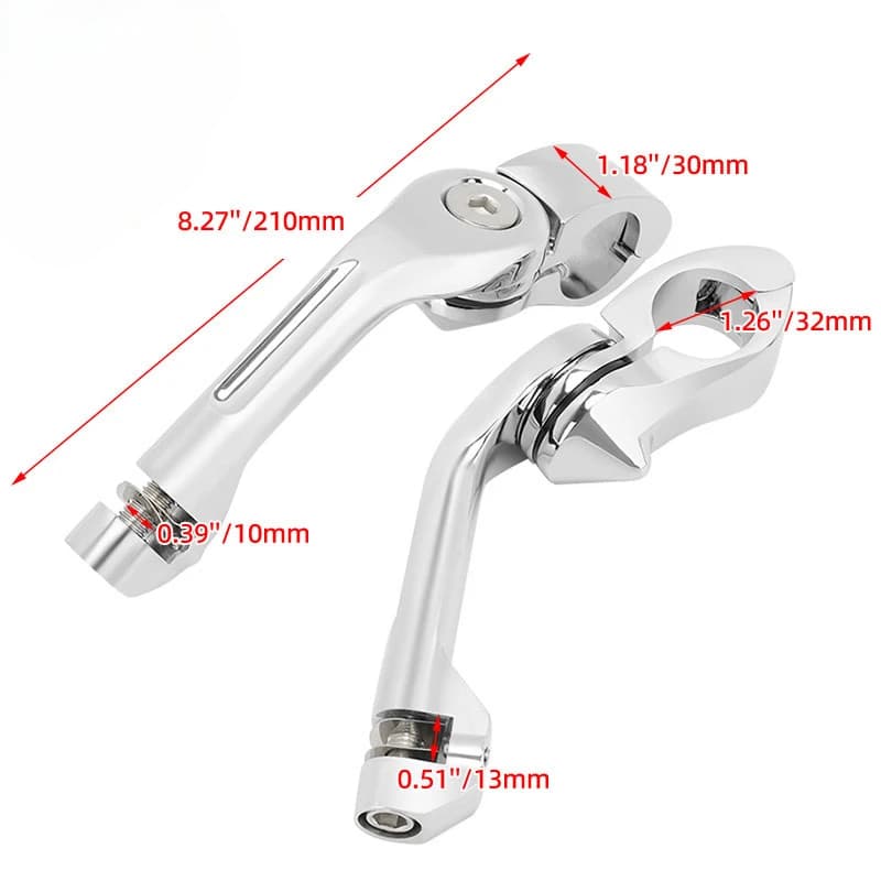 Accessory ToolsSuitable For Motorcycle Accessories 32mm Modified Long Pedal Bracket