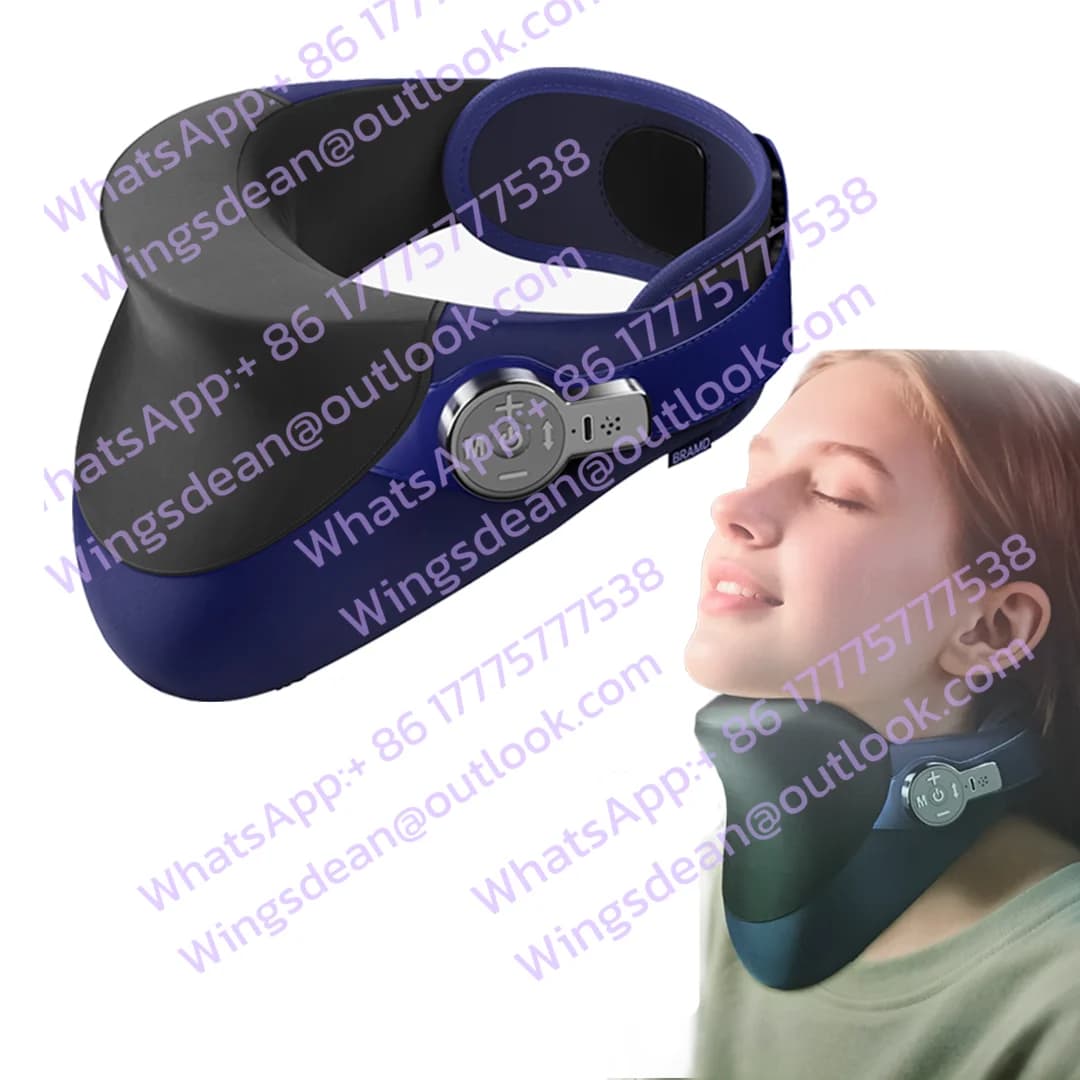 New Portable Neck Support Pillow Posture Stretcher Corrector EMS for Office Use Heating Relaxing Massage for Home Office