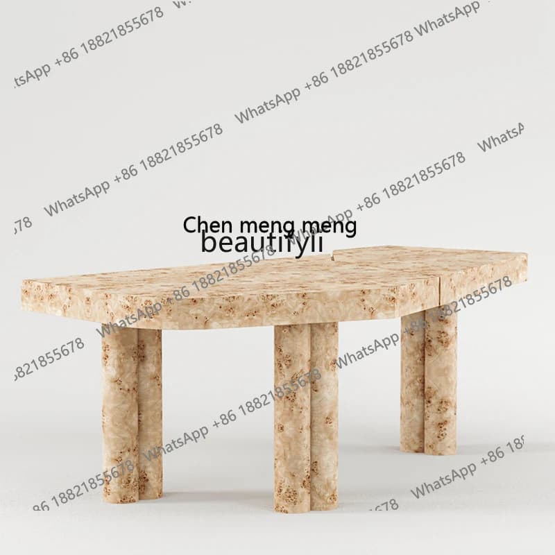 Nordic Style Solid Wood Desk Light Luxury and Simplicity Workbench Creative Writing Desk