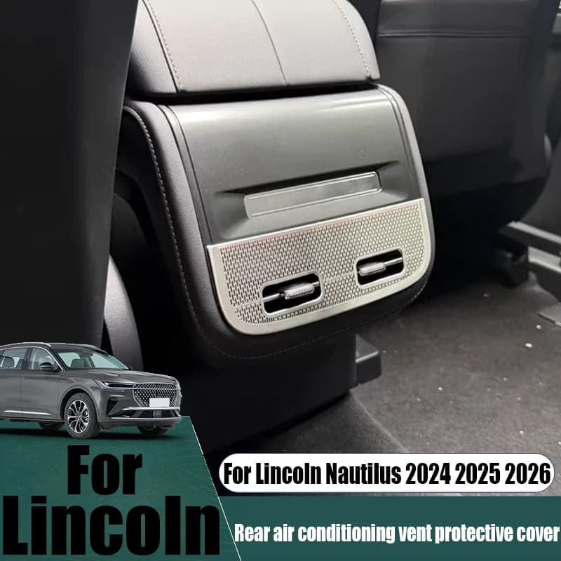 For Lincoln Nautilus 2024 2025 2026 armrest box rear air conditioning vent decorative strip car interior modification part