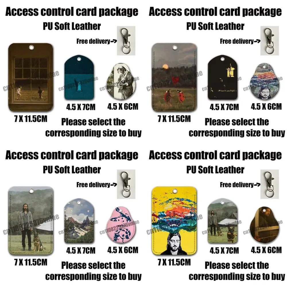 For Noah Kahan The Great Divide Stick Season For AirTag Card Holder Cover ID Clips Credit Bank Access Bus Electric Keychain