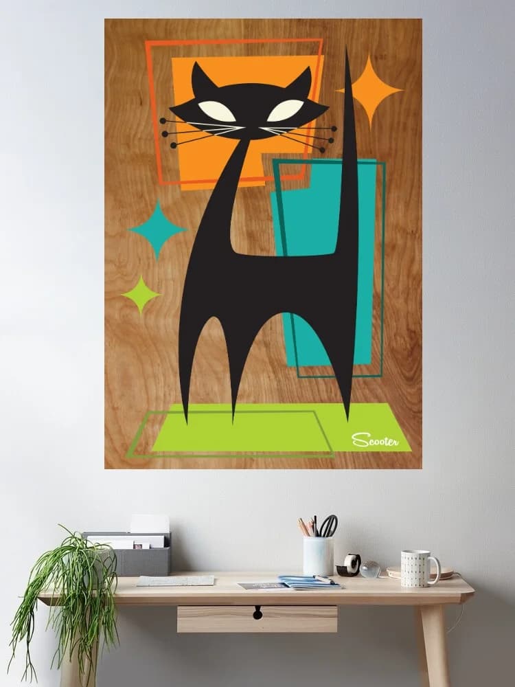 Art Scooter Mister Deluxe Photo Canvas POSTER ,Home Decor Wall art painting