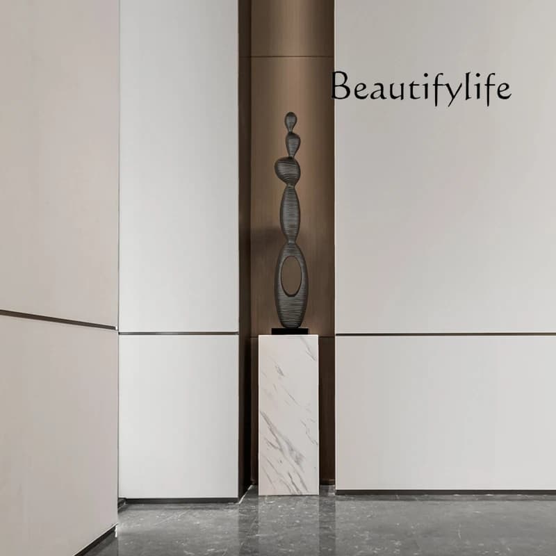 Hotel lobby creative abstract sculpture artwork ornament model room clubhouse interior entrance floor decoration