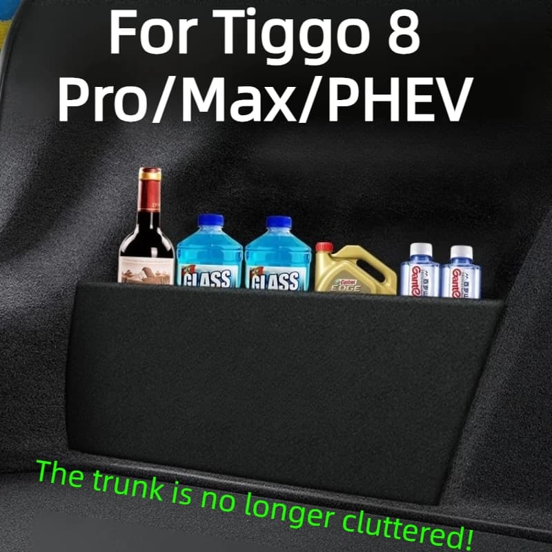 Trunk Partition For Tiggo 8 Pro/Max/PHEV 2024 Accessories,Storage Organizer,Anti-Rolling Noise,Wear-Resistant Anti-Wrinkle