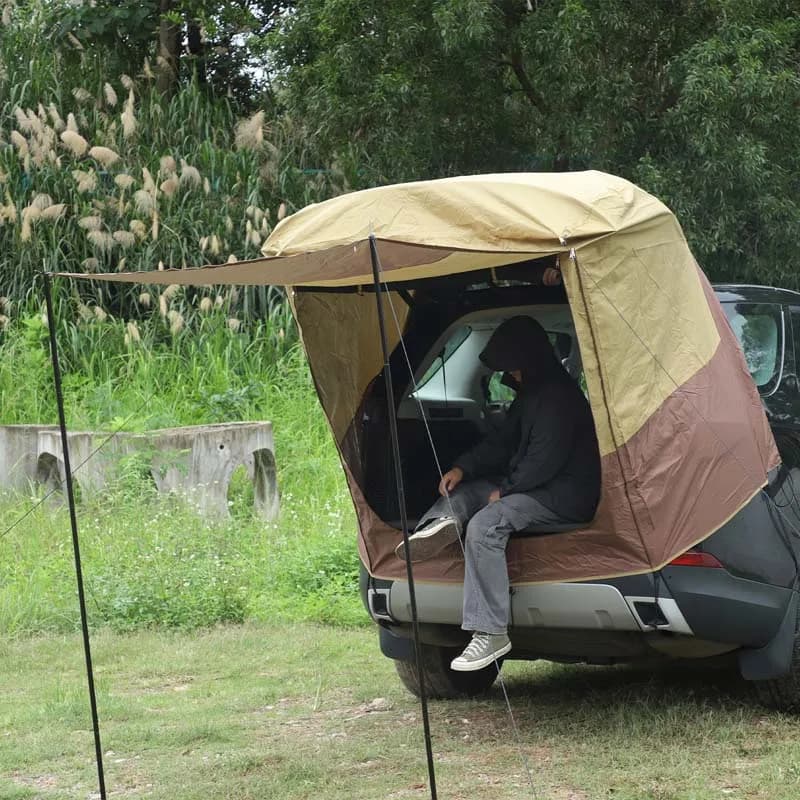 For Land Rover Discovery 5 Car Rear Tent Outdoor Camping Picnic Rear Extension Tent Sunshine-Proof Rain-Proof Car Rear Tent