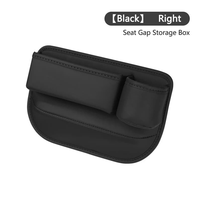 Universal Car Seat Gap Organizer Storage Box Multifunction Leather Crevice Side Storage Pocket Wallet Keys Card with Cup Holder