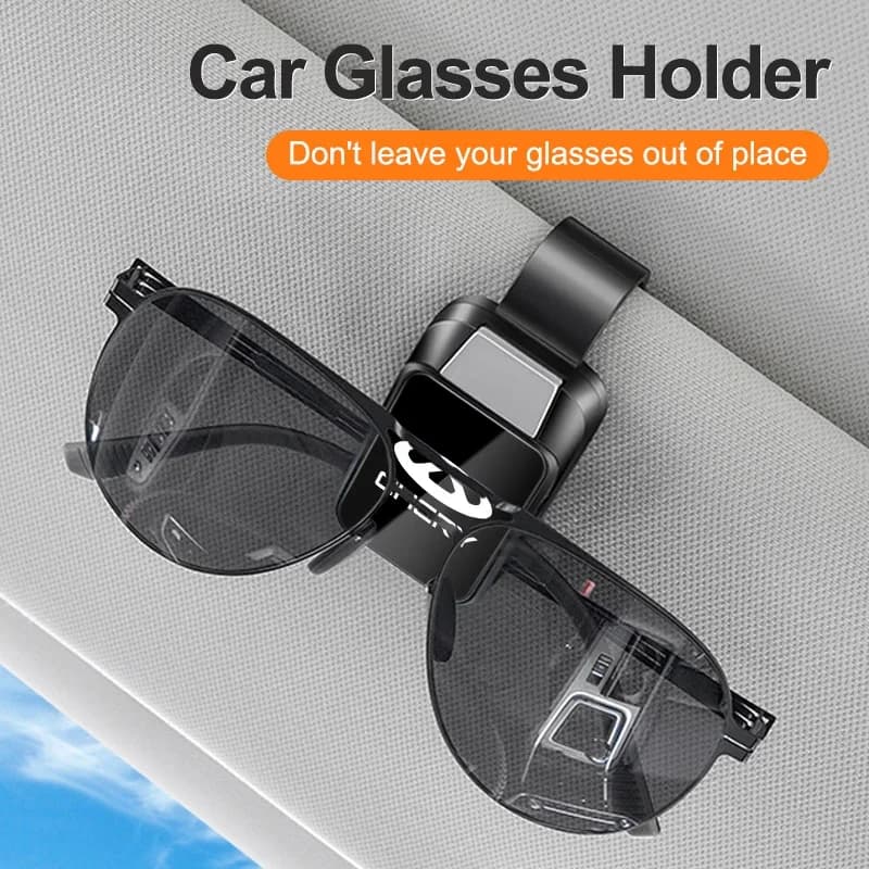 Car Sun Visor Glasses Clip Holder for CHERY TIGGO 3X 5X 7 Pro 8 Plus Arrizo 5 8 One-Hand Press Eyeglasses Storage Accessories
