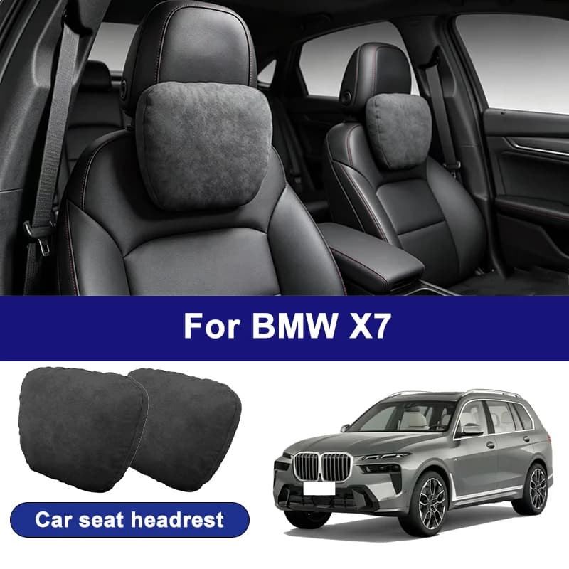 For BMW X7 car headrests, soft universal adjustable car seat pillows, car neck pillow cushions, car accessories