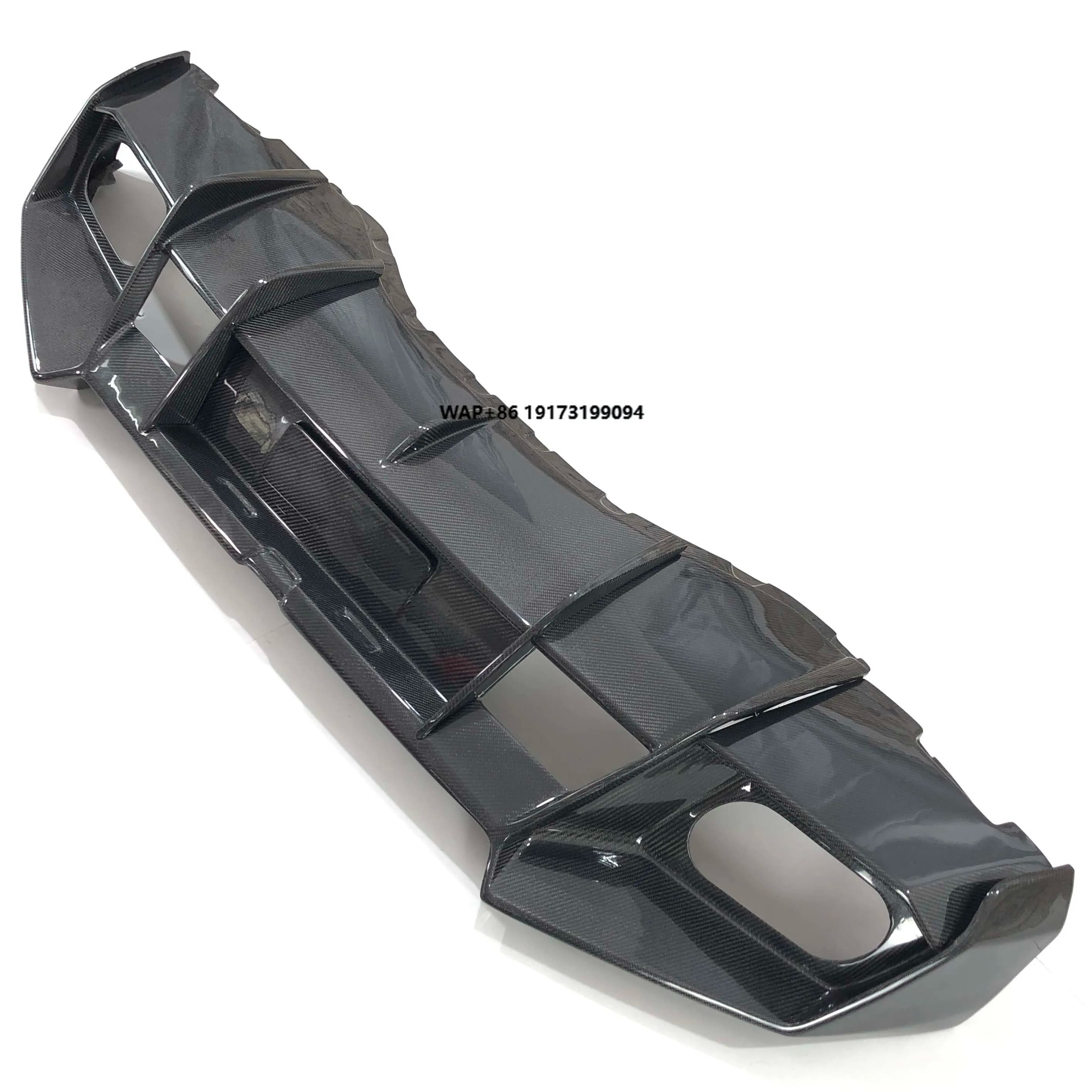 MSY Style Carbon Fiber Rear Diffuser for Huracan LP610-4 LP580-2  2014-2017 Rear Bumper Diffuser