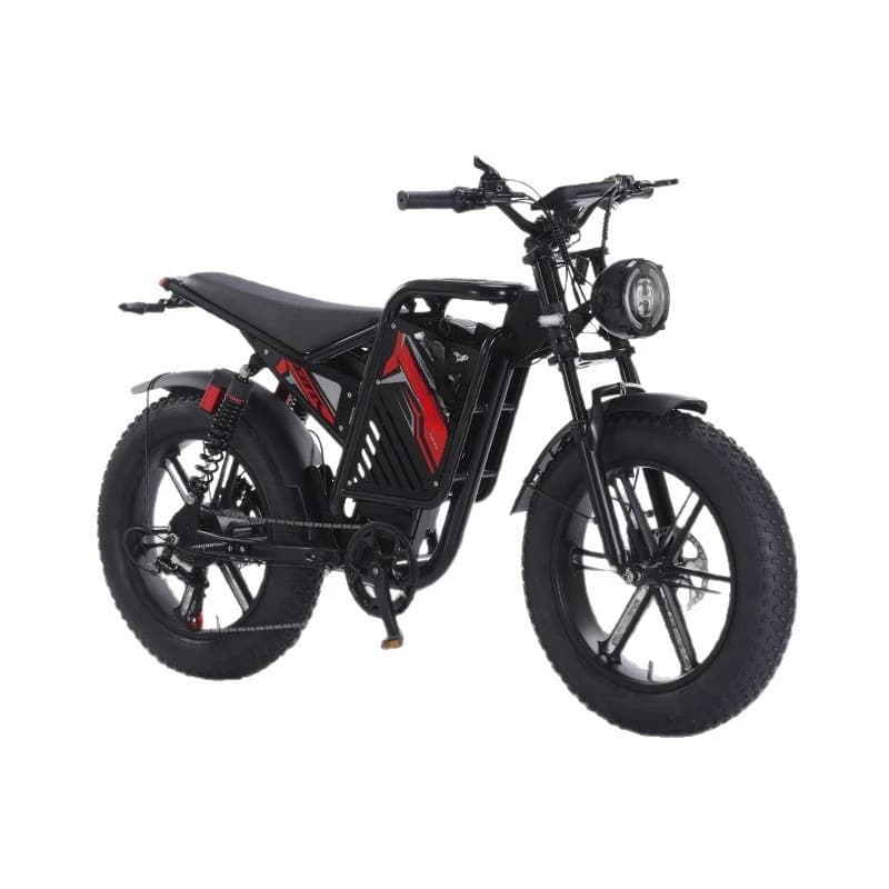 Snowmobile Wide Tire Electric Bicycle Dual Motor Dual Shock Absorption Dual Drive Motor Electric Vehicle