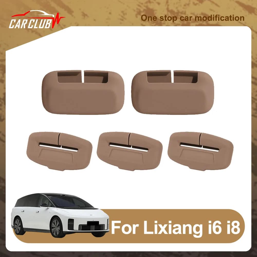 Silicone Seat Belt Buckle Cover Automotive Modification Parts Fit For Li Lixiang i6 i8 Scratch-resistant And Wear-resistant