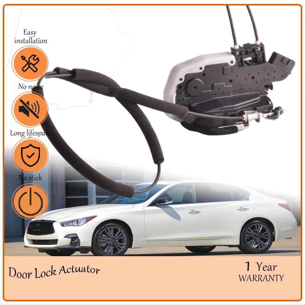 Gear-Synchronized Rear Right Door Lock Actuator Geared Toward 2008 - 2012 INFINITI EX35 OE Number 82500-1BA0A,825001BA0A Factory