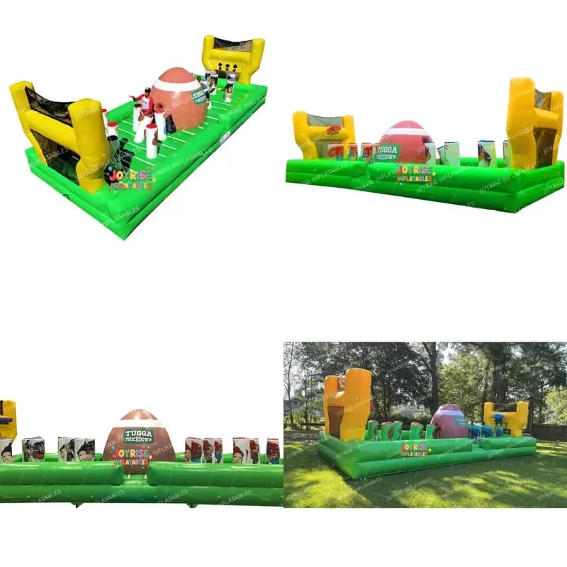 Interactive Inflatable Football Bungee Game-Team Building Challenge Game