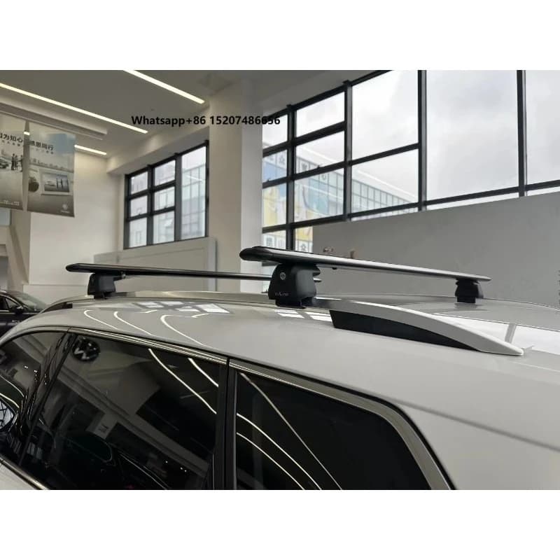 Universal pickup aluminum alloy roof installation crossbar roof frame locking system 115cm 75kg capacity simple