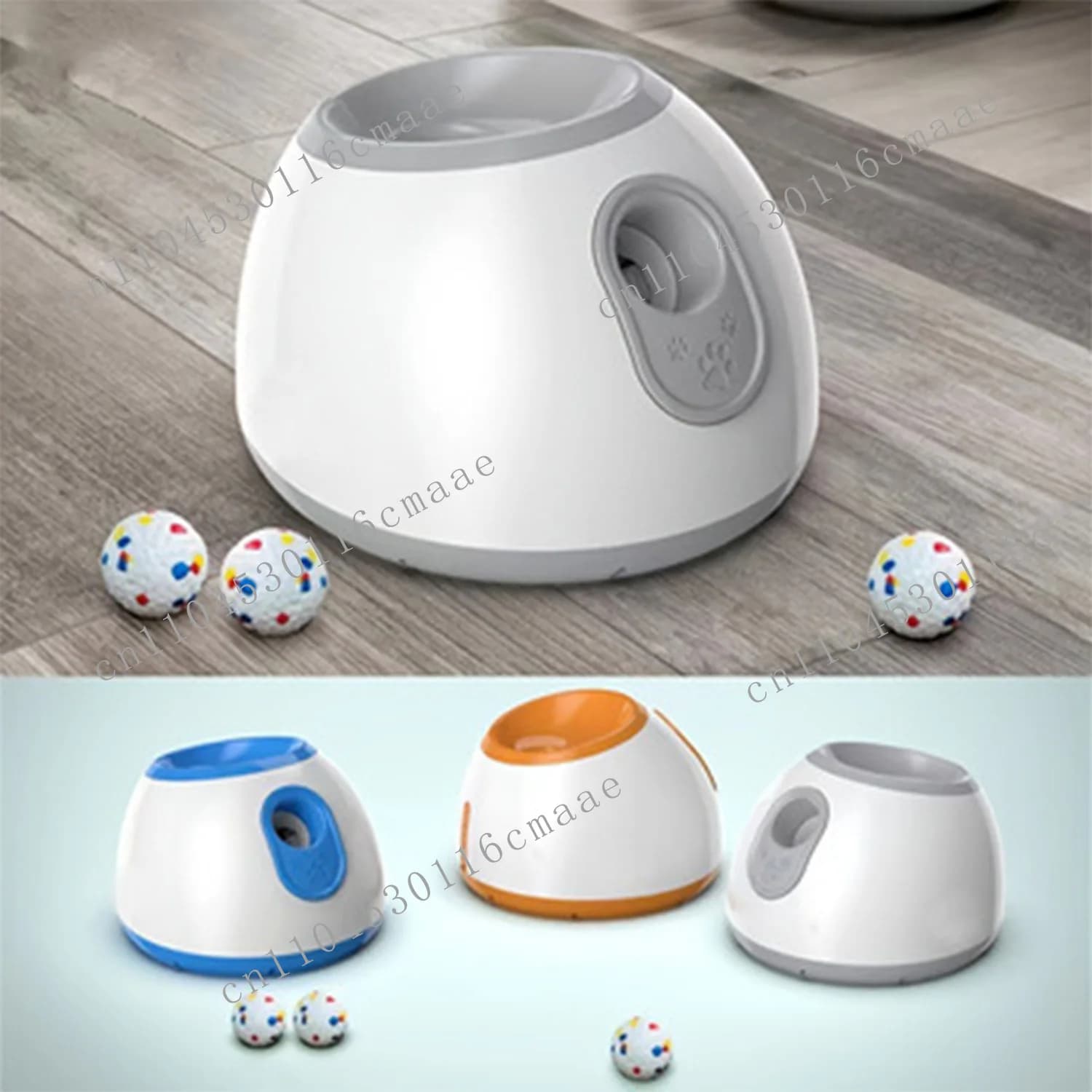Smart pet ball thrower, dog toy automatic serve, three-speed adjustable distance dog toy transmitter