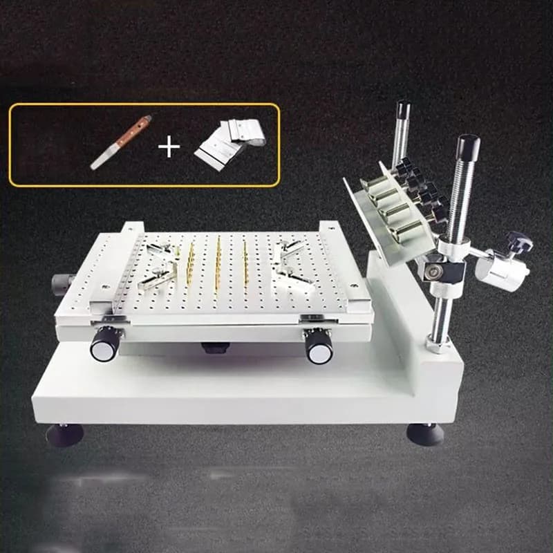 High Precision Manual Plane Screen Printing Table Hand Printing Solder Paste Printer for Electronic Components