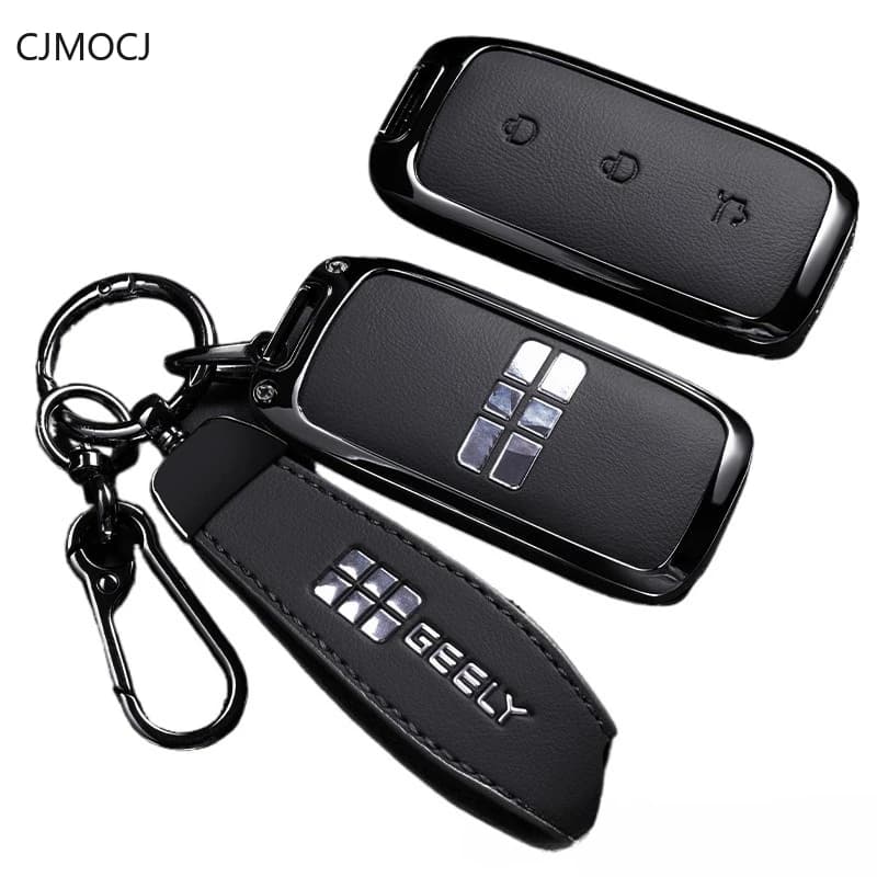 Premium Zinc Alloy Key Cover Case for Geely Galaxy E5 Voyage / Exploration+ / Starship Edition (2024) - Protective Key Fob Shell