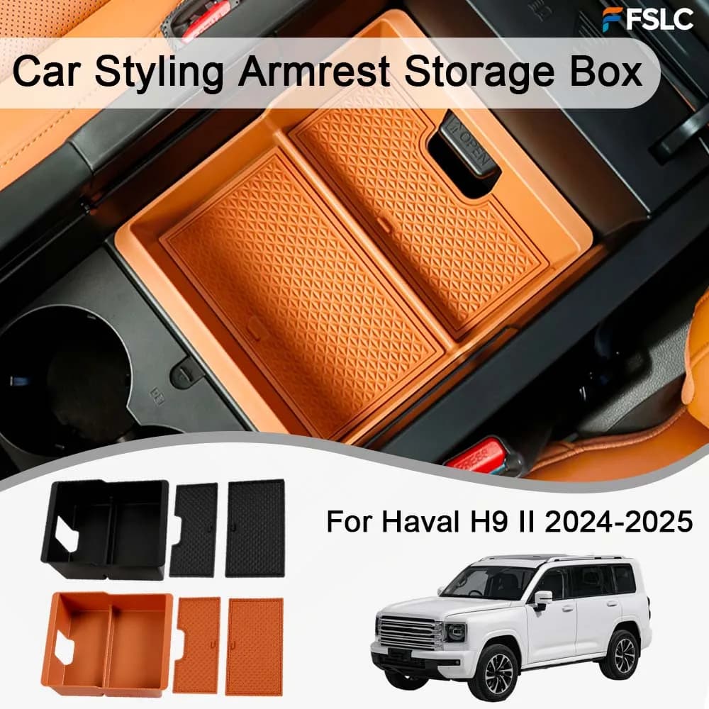 Car Decoration Car Styling Armrest Storage Box For Haval H9 II 2024-2025 Cars Accessories Styling Upgrade Modify A Car
