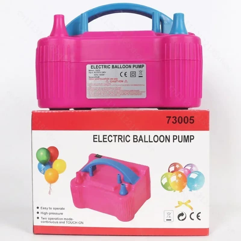 1PC Durable Double Hole Electric Balloon Pump, Portable High Pressure Balloon Blower, European Plug Air Compressor