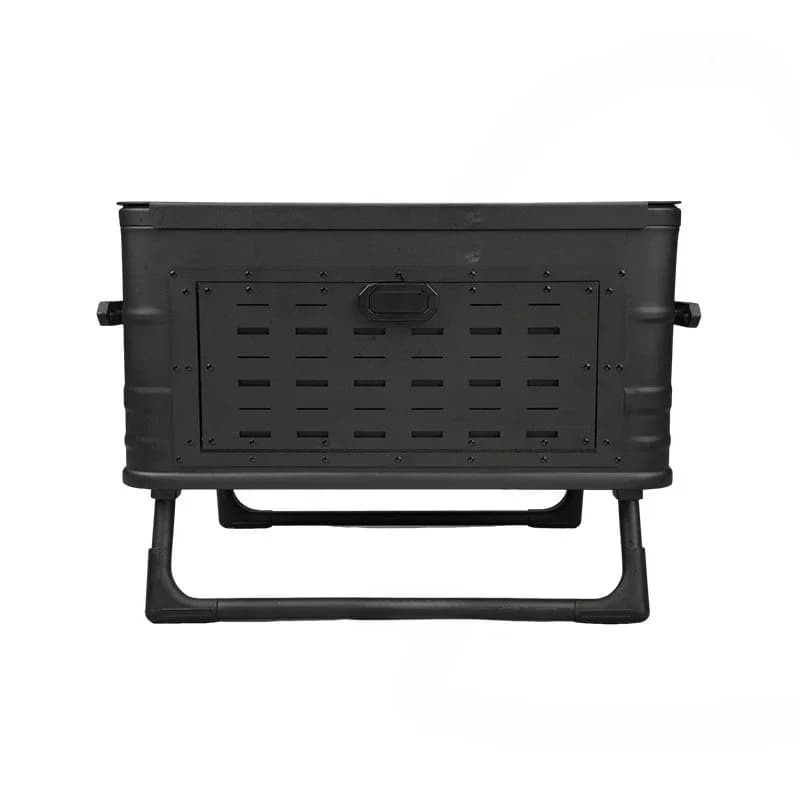 60 outdoor aluminum alloy molle tactical storage box, camping large-capacity equipment sorting box car parking