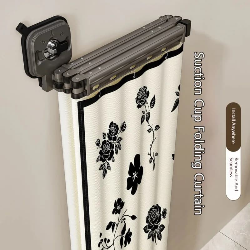 Folding Invisible Bathroom No Punching Toilet Bathing Waterproof Partition Dry And Wet Separation Shower Water Curtain