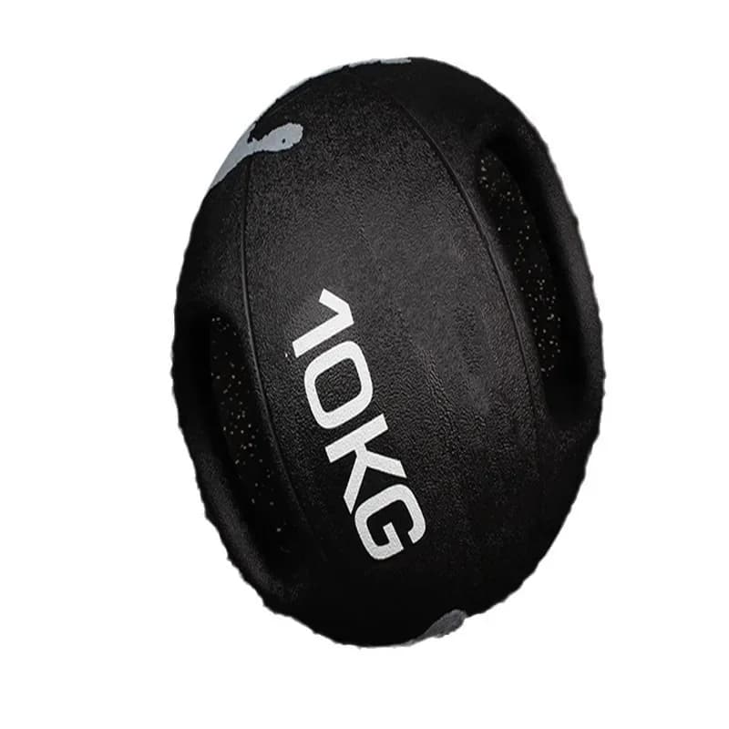 Binaural medicine ball Rubber solid medicine ball Double handle medicine ball Private training